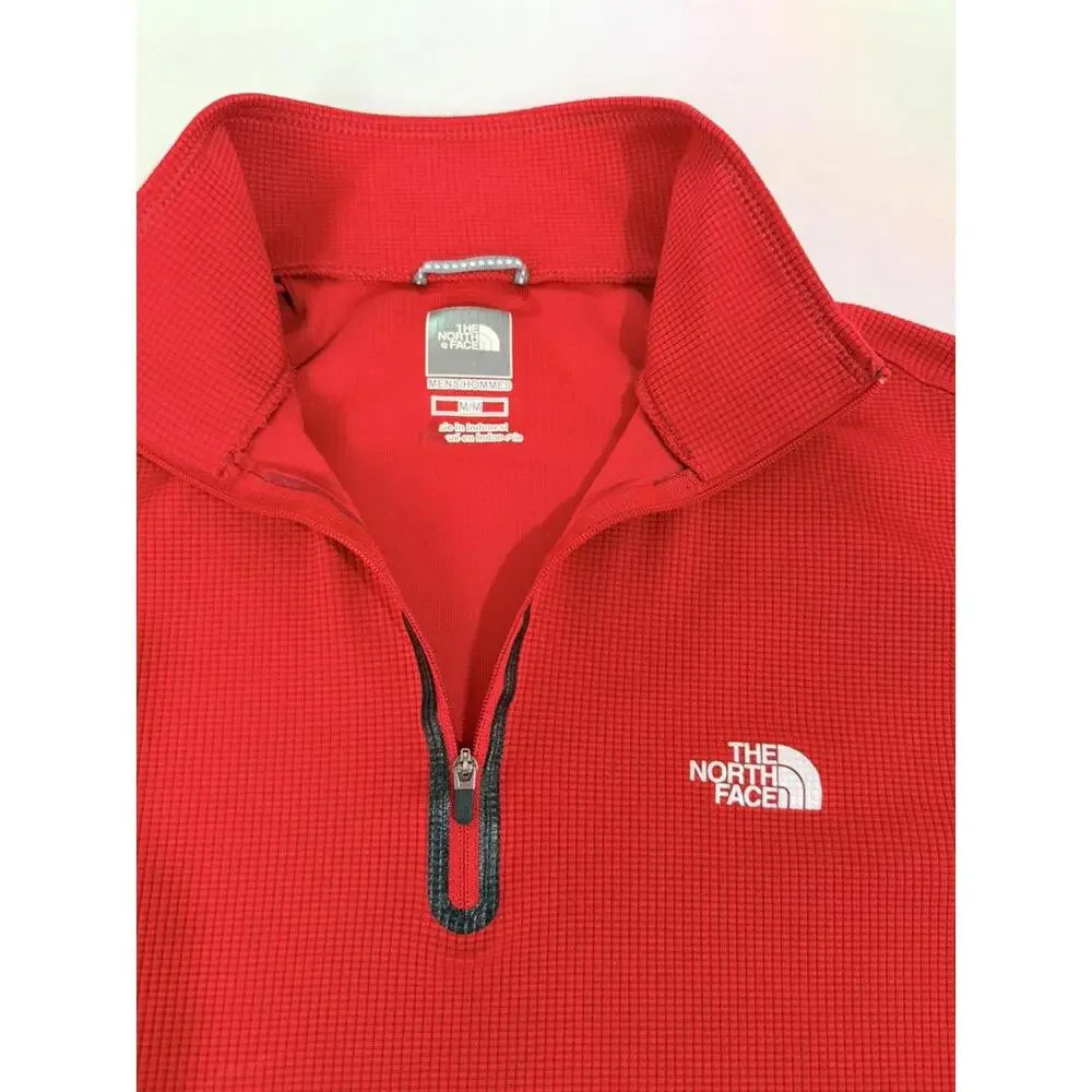 The North Face Mens Quarter 1/4 Zip Pullover Athletic Sweater‎ Size Medium
